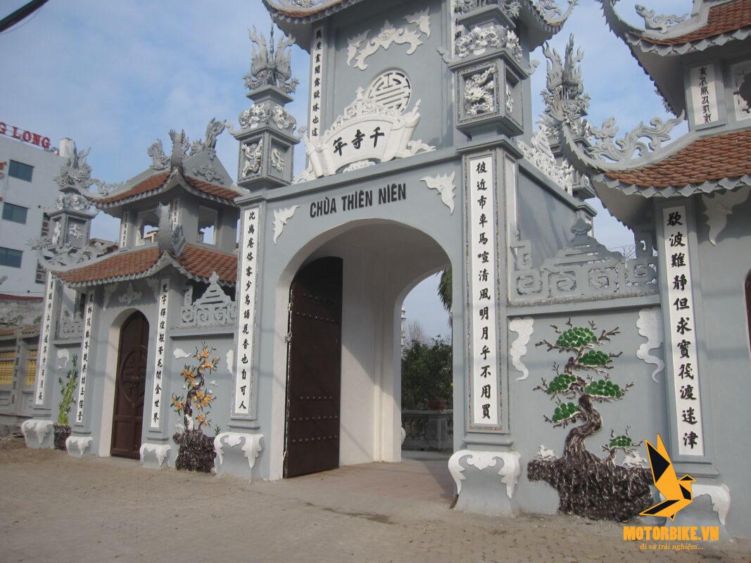 Chùa Thiên Niên nằm ở phường Bưởi, quận Tây Hồ, Hà Nội