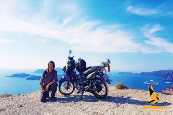Phượng Nha Trang bằng xe máy